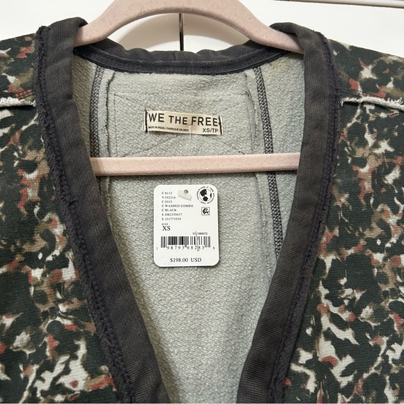 NWT Free People Aiden Printed Cardigan - Picture 5 of 6